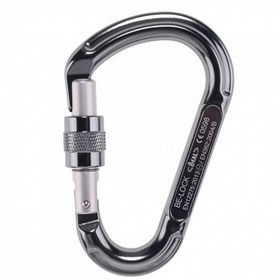 تصویر کارابین پیچ گلابی شکل بئال BEAL مدل بی لاک BE LOCK Beal BE LOCK Screw Lock Carabiner