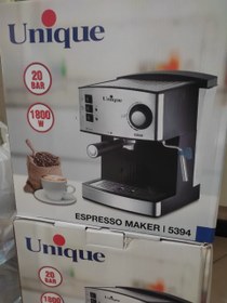 تصویر قهوه ساز و اسپرسو ساز یونیک مدل 5394 ا ESPRESSSO MAKER 5394 ESPRESSSO MAKER 5394
