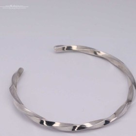 تصویر دستبند نقره B0210 