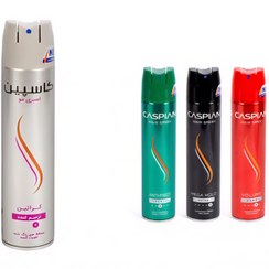 تصویر اسپری حالت دهنده کاسپین - سبز Caspian hair spray