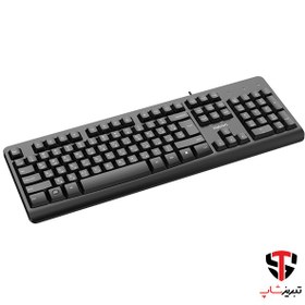 تصویر کیبورد باسیم هترون مدل HK280 Hatron HK280 Wired Keyboard