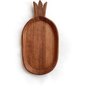 تصویر بشقاب چوبی پذیرایی طرح انار - کوچک 