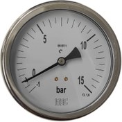 تصویر گیج فشار p60 برند ITEC رنج 1- تا 15 بار 