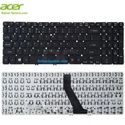 تصویر کیبورد لپ تاپ ایسر Acer Aspire V7-582 مشکی-اینتر کوچک-بدون فریم 