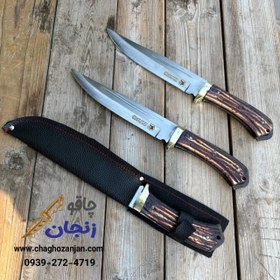 تصویر چاقوی شکاری حیدری مدل S200 تیغه ضد زنگ ۳۰ سانت 