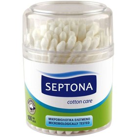 تصویر گوش پاک کن 100 عددی -X-25924 سپتونا Septona Cotton Buds 100 Pieces