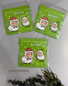 تصویر کیسه زیپ‌دار فانتزی - سبز Cute Zipper Storage Bag