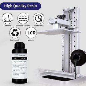 تصویر رزین رنگ مشکی 553 گرمی EDSRDXS 3D Printer Resin - ارسال 20 روز کاری 