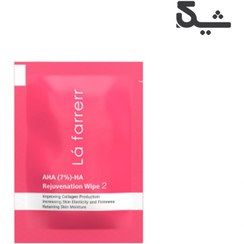 تصویر پد شماره 2 پاکسازی کننده پوست AHA 7%-HA لافارر 30 عددی Lá farrerr Clarifying & Peeling Pad 2 AHA (7%)-HA