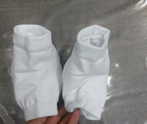 تصویر جوراب و محافظ پاشنه سیلیکونی درمان ترک های پاشنه 