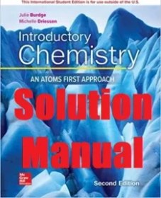 خرید و قیمت Solution Manual and Test Bank for Introductory Chemistry – Julia Burdge, Michelle ...
