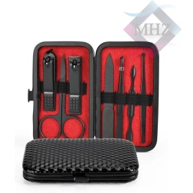 تصویر ست مانیکور و پدیکور بسته 7 عددی Piece Manicure Set with Leather Case