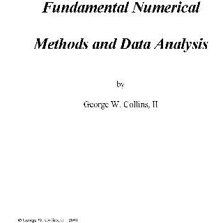 خرید و قیمت دانلود کتاب Fundamental numerical methods and data analysis ...