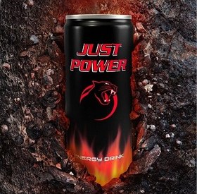 تصویر انرژی زا جاست پاور 500 میل اصل JUST POWER ENERGY DRINK