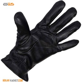 تصویر دستکش زمستانی موتورسواری چرم کد N315 Leather motorcycle winter gloves code N315