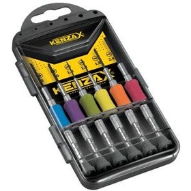 تصویر مجموعه 6 عددی پیچ گوشتی کنزاکس مدل KPS-106 KENZAX KPS-106 PRECISION SCREWDRIVER SET