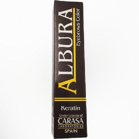 تصویر رنگ ابرو شماره 8 آلبورا 15 میلی لیتر Albura Eyebrow Color No. 8 15 ml