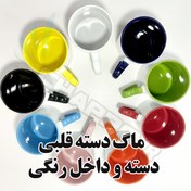 تصویر ماگ نوروز کد M_N_1050 - سرامیکی / دسته قلبی / زرد Nowruz mug M_N_1050