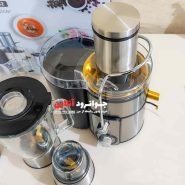 تصویر آبمیوه گیری پاناسونیک تیغه طلایی 4 کاره مدل DJ32 Panasonic juicer with golden blade, 4 functions, model DJ32