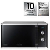 تصویر مایکروویو مایکروفر MS23K3614AS TR 23L نقره ای اورجینال Samsung 