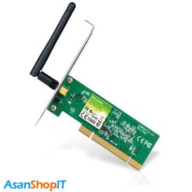 تصویر کارت شبکه بی‌سیم تی پی لینک مدل TL-WN751ND TP-LINK TL-WN751ND 150Mbps Wireless N PCI Adapter