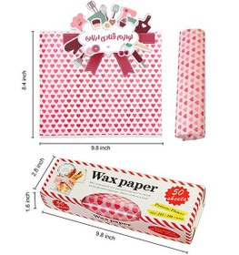 تصویر کاغذ وکس پیپر طرح قلب ۲۰ عددی 