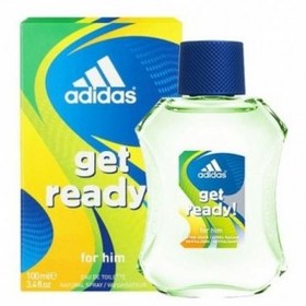 تصویر ادوتویلت مردانه آدیداس مدل Get Ready حجم 100 میلی لیتر Adidas Get Ready Eau De Toilette For Men 100ml