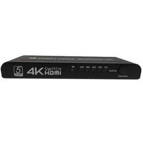 تصویر سوئیچ 5 پورت HDMI مدل 4K501 کیفیت 4K ا HDMI Splitter 5 Port HDMI Splitter 5 Port