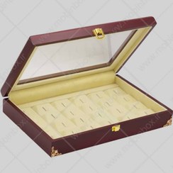 تصویر کلکسیون چوبی انگشتر جواهر 