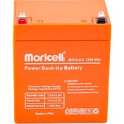 تصویر باتری 12 ولت موریسل مدل 4.5 آمپر ا Morisel 12volt model 124.5 battery Morisel 12volt model 124.5 battery