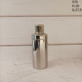 تصویر شیکر تک استیل _ استیل دو جداره