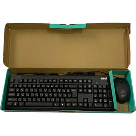 تصویر کیبورد و موس ای نت مدل MK130 ا MK130 E-Net keyboard and mouse MK130 E-Net keyboard and mouse
