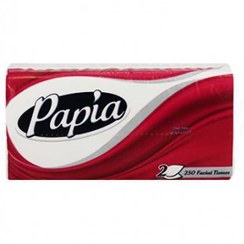 تصویر دستمال کاغذی 2 لایه 250 برگ پاپیا Papia Tissue 250 Sheets