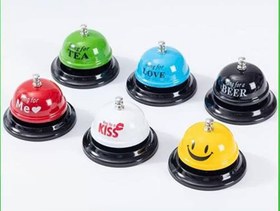 تصویر زنگ رومیزی فلزی 