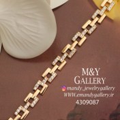 تصویر دستبند زنانه طرح طلا 