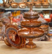 تصویر ست گلبرگ میوه خوری فوق ضخیم قطر ۲۸ سانتیمتر 