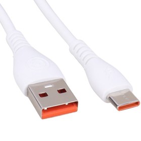 تصویر کابل تایپ سی فست شارژ Caza X01 2.4A 86cm CAZA X01 2.4A 86CM TYPE-CFAST CHARGING CABLE