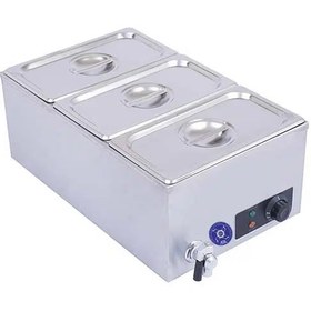 تصویر هات بنماری رو میزی صنعتی ۳ لگن S1195