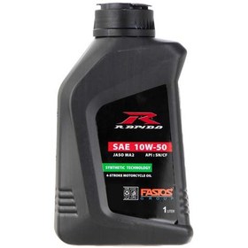 تصویر روغن موتور سیکلت راپیدو مدل چهار زمانه 1 لیتر Rapido motorcycle oil, four-stroke model, 1 liter