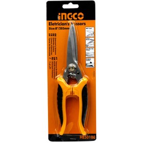 تصویر قیچی الکتریکی اینکو Ingco HES0108 8inch Ingco HES0108 8inch Electrician's Scissors