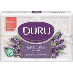 تصویر صابون کتابی دورو Duru عصاره اسطوخودوس با حجم ۶۰۰ میل پک ۴ تایی 