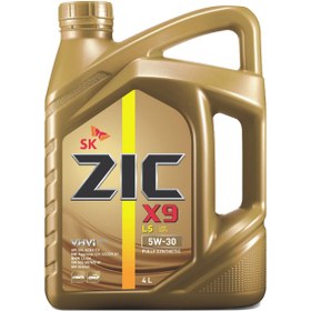 تصویر روغن موتور زیک مدل SK ZIC X9 LS 5W-30 تمام سنتتیک اصلی چهار لیتری 