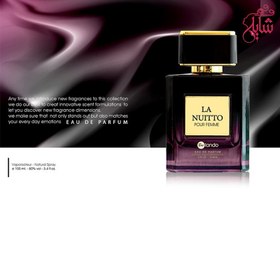 تصویر ادو پرفیوم زنانه بایلندو مدل لانکوم LA NUITTO حجم 100 میلی لیتر Women's Eau De Parfum by Lancôme model LA NUITTO volume 100 ml