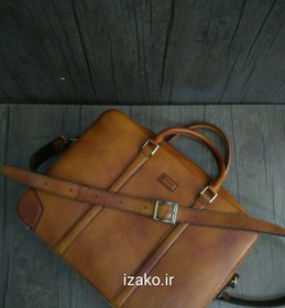 تصویر بهترین کیف لپ‌تاپ و اداری چرم گاوی مدل i-520 ایزاکو 