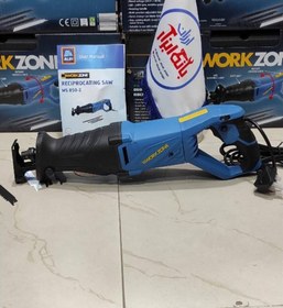 تصویر افقی بر برقی ورک زون 850 وات دیمردار گیربکسی WorkZone WS850.2 WorkZone WS850.2 Reciprocating Saw 850W