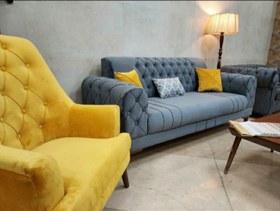 تصویر مبل راحتی چستر مدل مدرن Ali Sofa