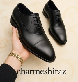 تصویر کفش مجلسی مردانه سرپنجه تمام چرم دست دوز تبریز 