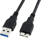 تصویر کابل هارد USB3 کوتاه( 50 سانتی) برند DNET 