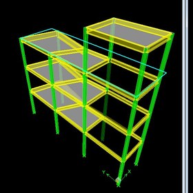 تصویر دانلود محاسبات سازه بتنی 3 طبقه 