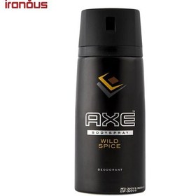 تصویر اسپری دئودورانت 48 ساعته مردانه مدل Wild Spice حجم 150 میل اکس Axe Deo Wild Spice Spray 48H For Men 150ml